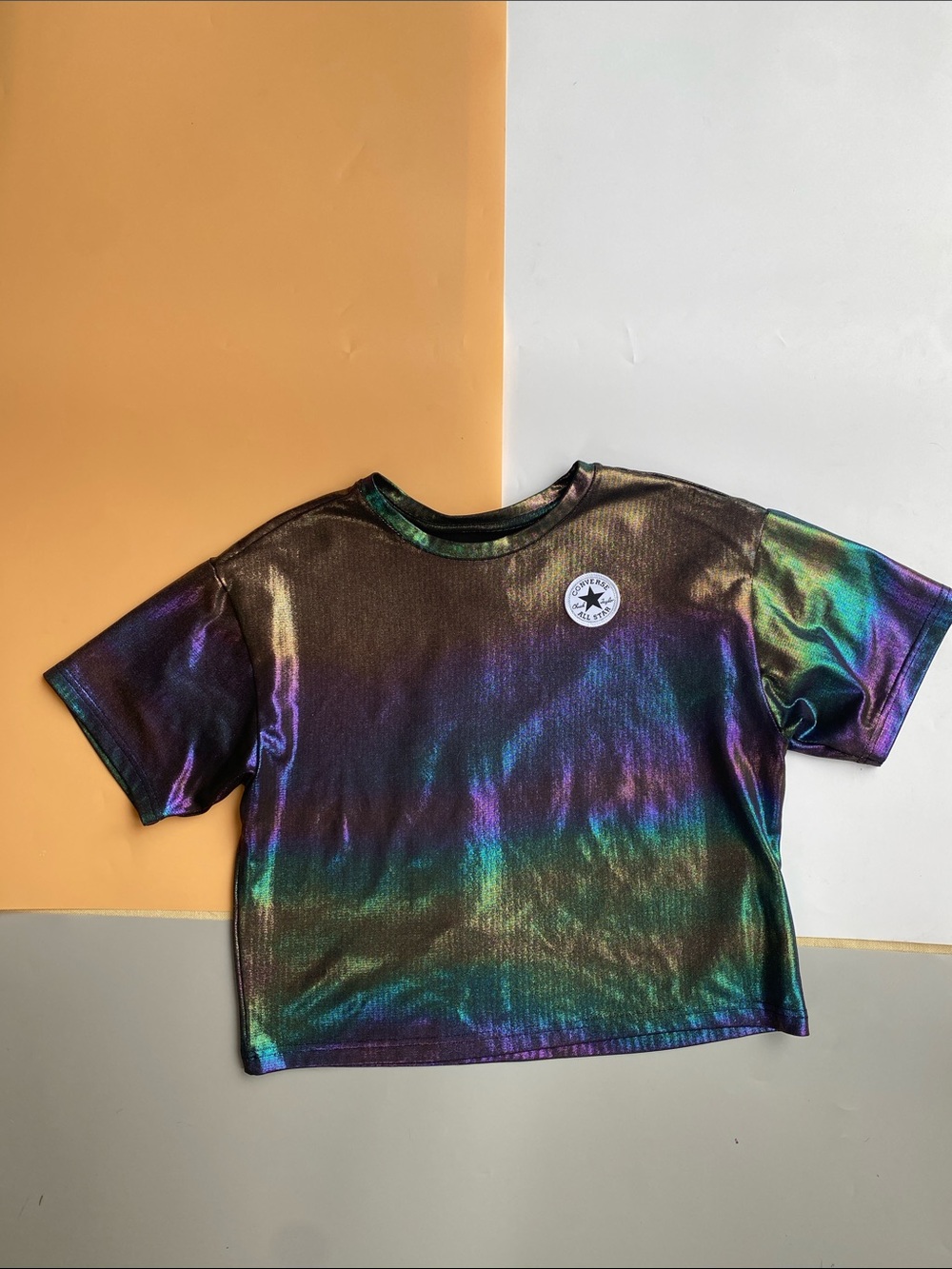 Converse Kids Iridescent Short Sleeve Tee - Multicolor Shine
